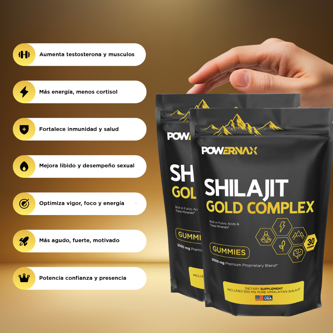 Shilajit Gold - Gomitas del Himalaya