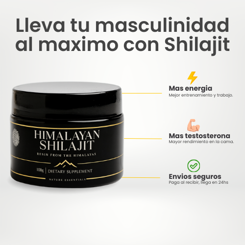 Shilajit resina pura natural – aumenta energía y testosterona