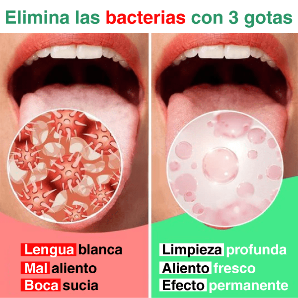 Breatify™ – Gotas Antibacterial Contra el Mal Aliento | Frescura Instantánea y Aliento Seguro