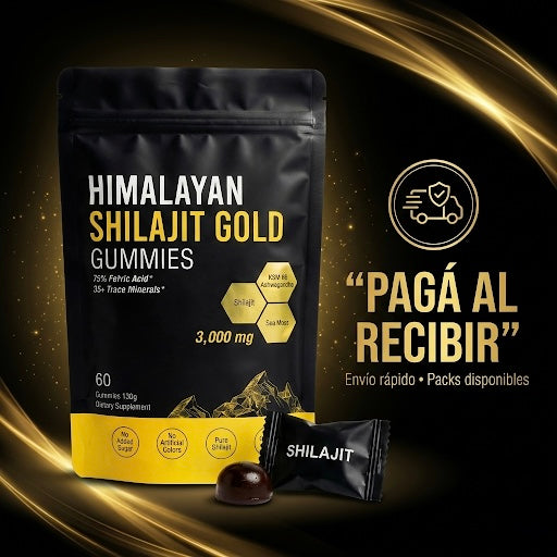 Shilajit del Himalaya | Gomitas (60u)