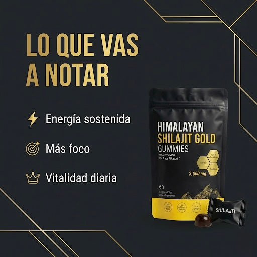 Shilajit del Himalaya | Gomitas (60u)