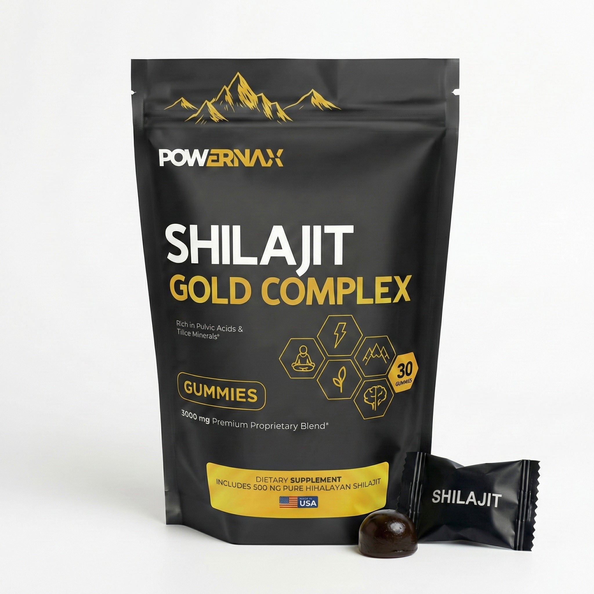 Gomitas de Shilajit del Himalaya