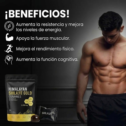Shilajit del Himalaya | Gomitas (60u)