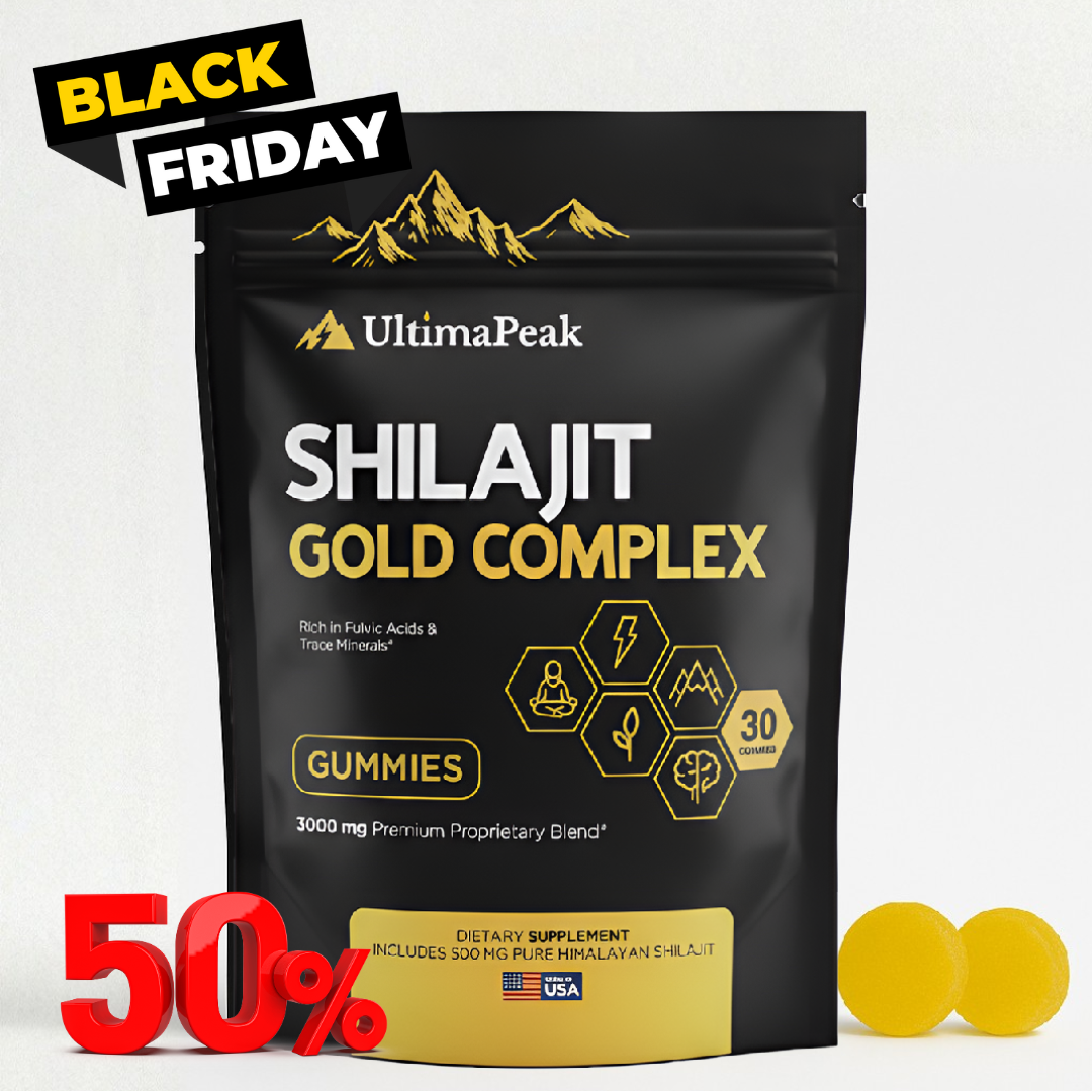 Gomitas de Shilajit · Energía y Testosterona Natural